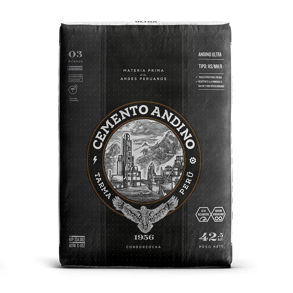 Cemento Portland tipo HS 42.5kg Andino Ultra