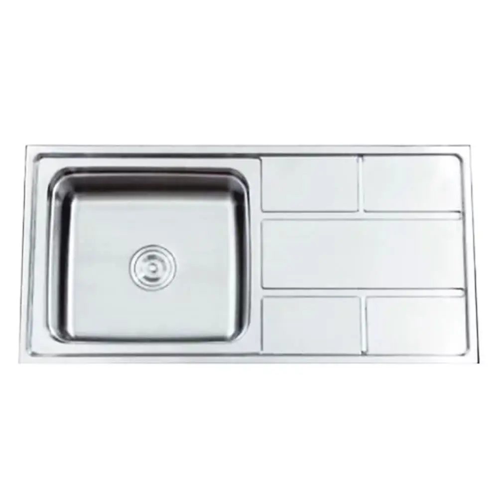 Lavadero Acero 100x50 – 1 Poza Lujo Arlett