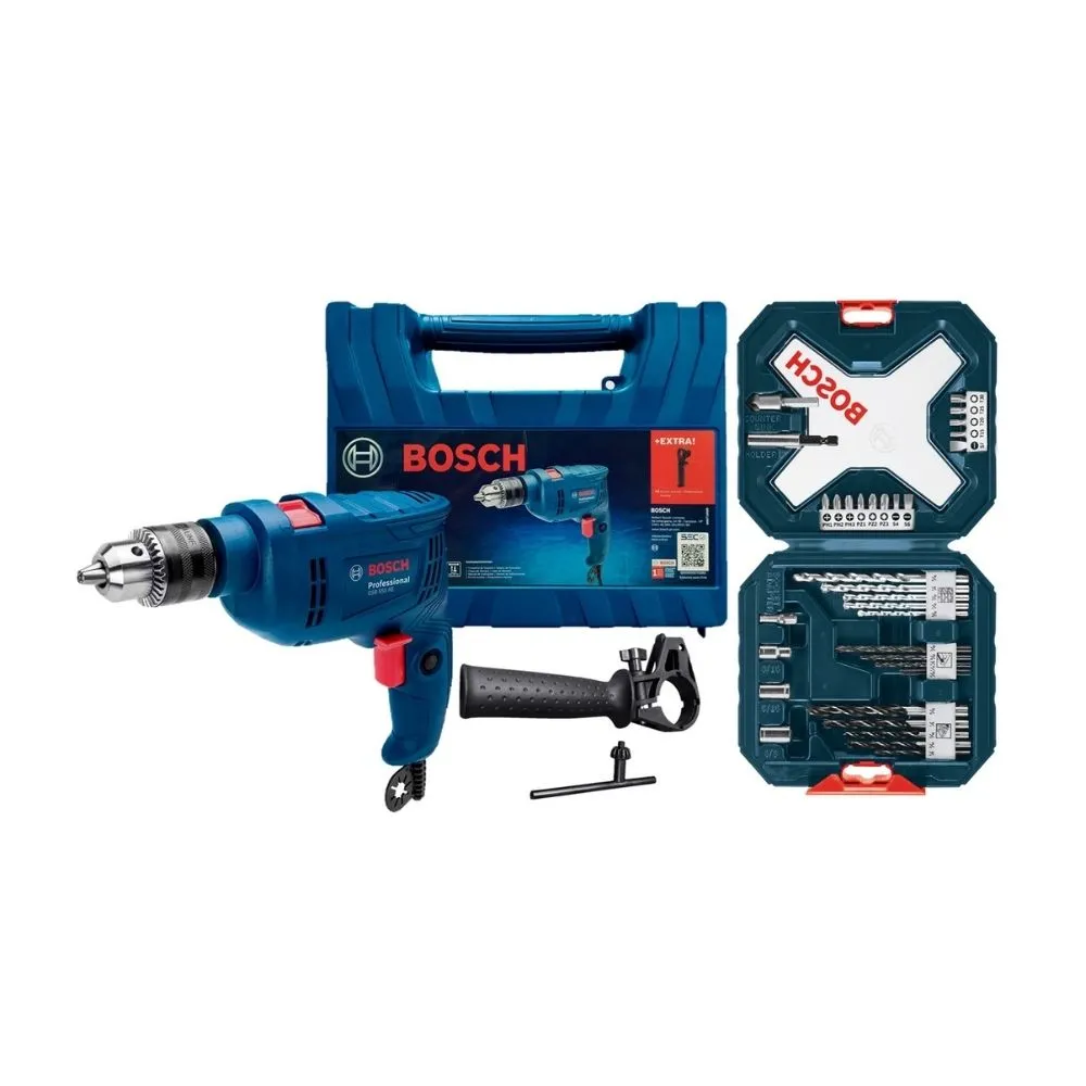 Taladro percutor GSB 550 + Xline 34 piezas